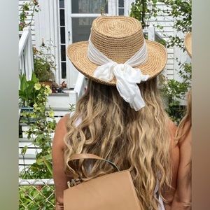 100% raffia hat